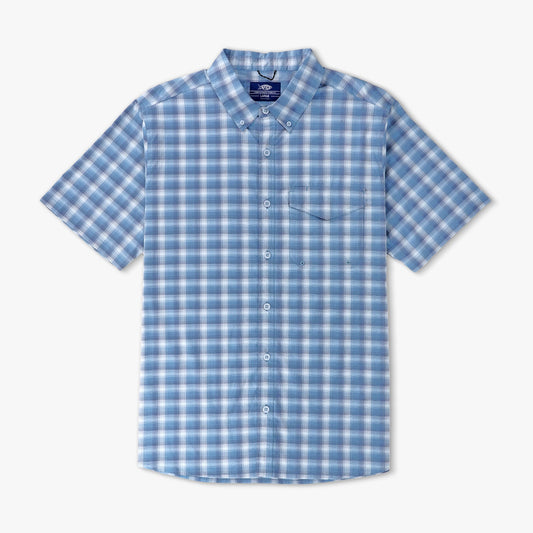 Mens Portside SS Vented Fishing Shirt - AFTCO