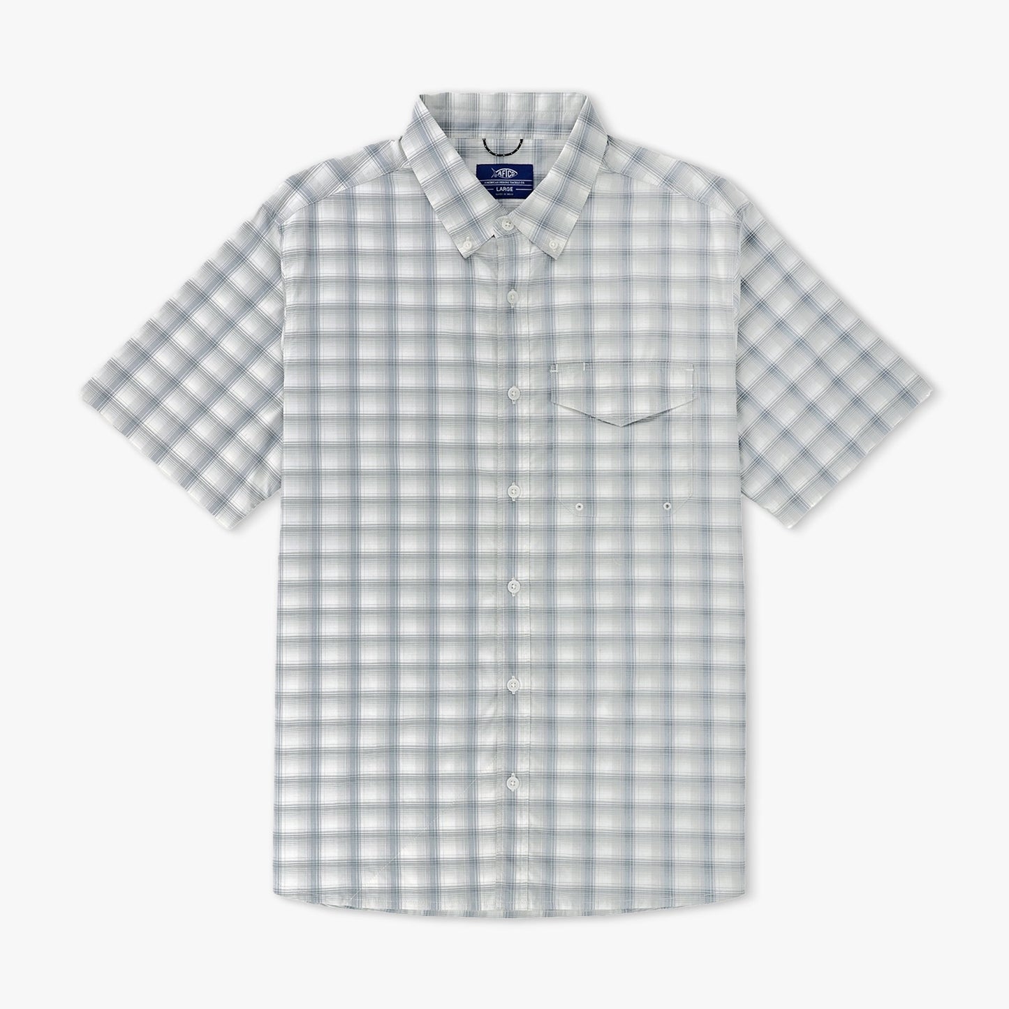 Mens Portside SS Vented Fishing Shirt - AFTCO