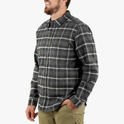Mens Lager LS Flannel Shirt - AFTCO