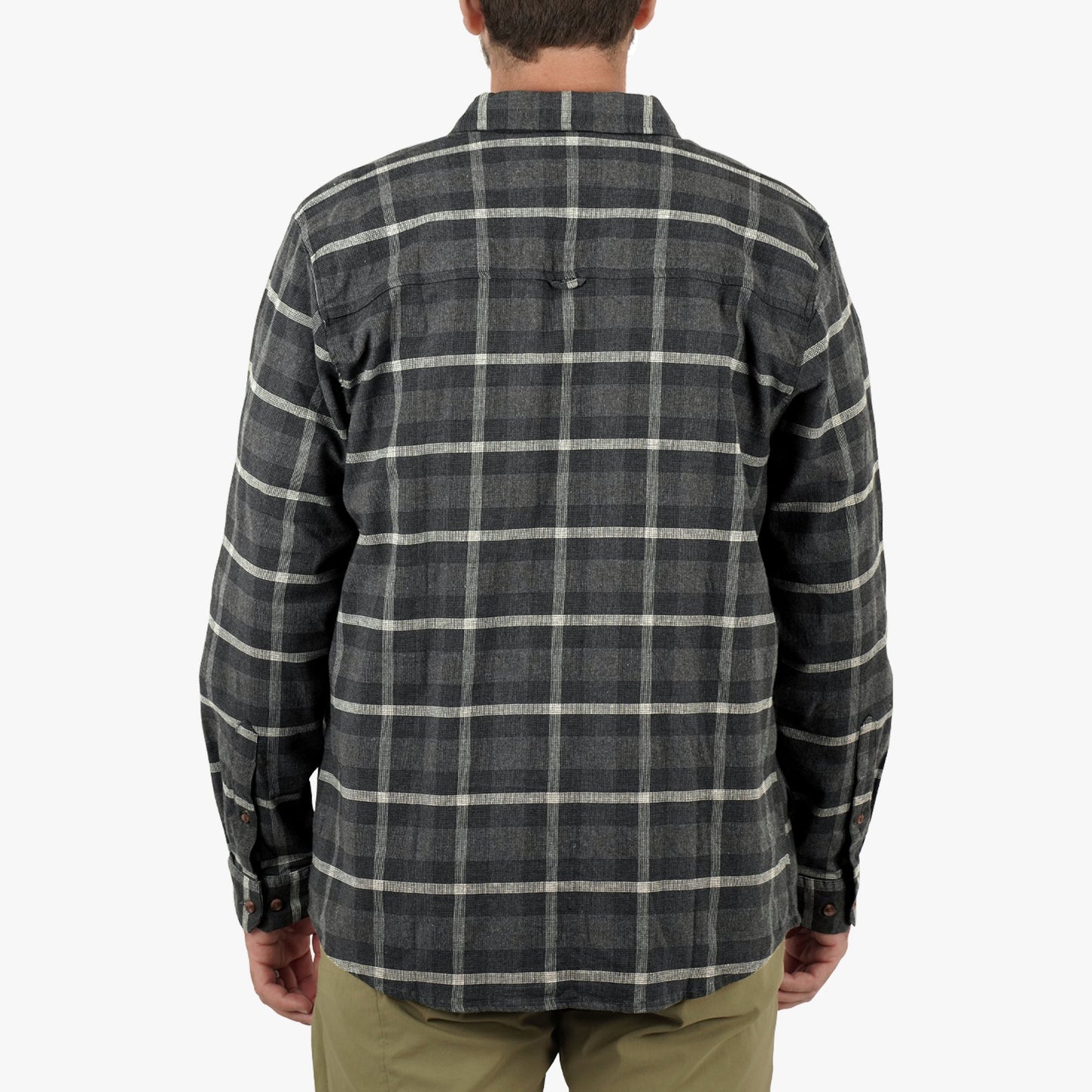 Mens Lager LS Flannel Shirt - AFTCO