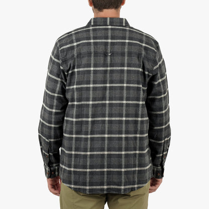 Mens Lager LS Flannel Shirt - AFTCO