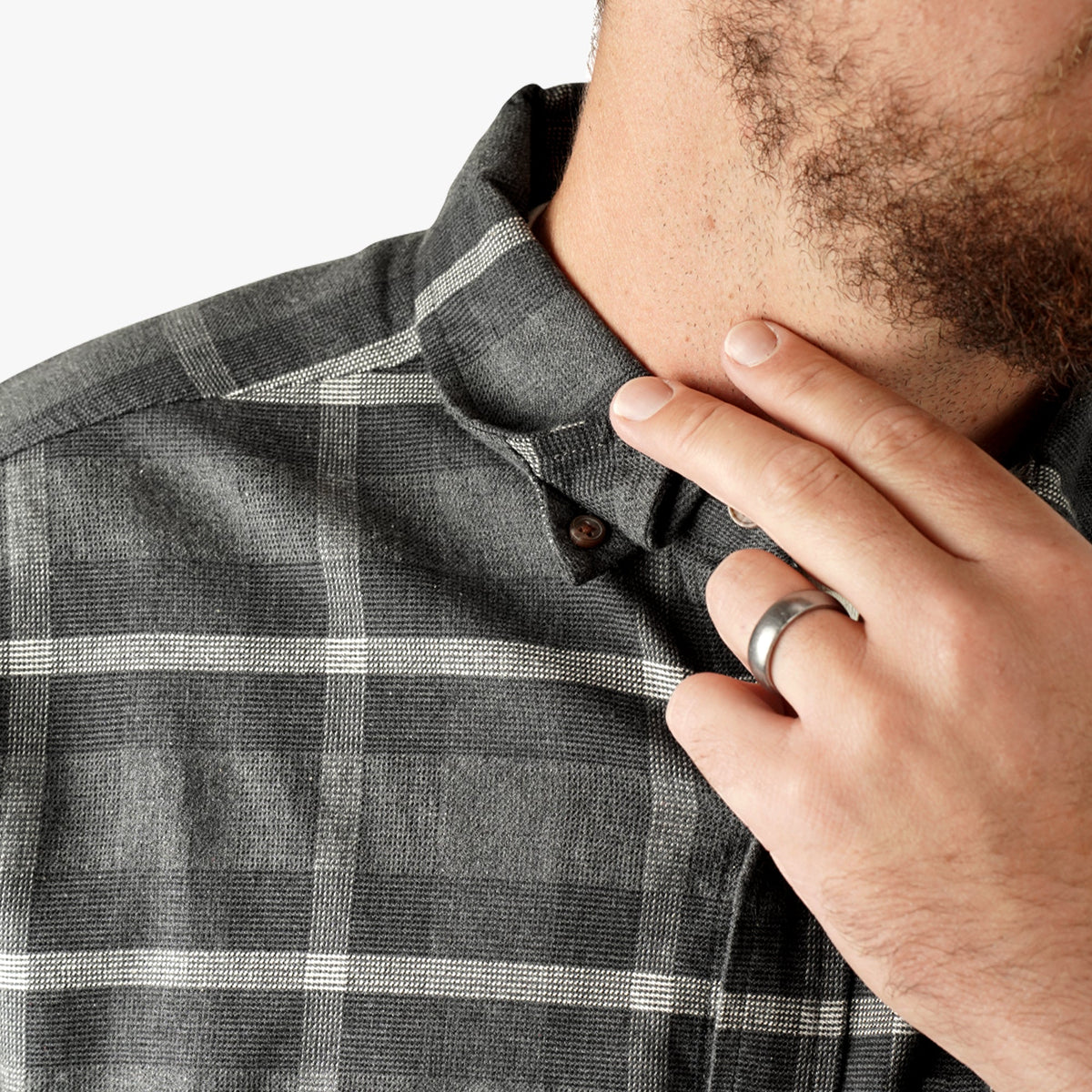 Mens Lager LS Flannel Shirt - AFTCO