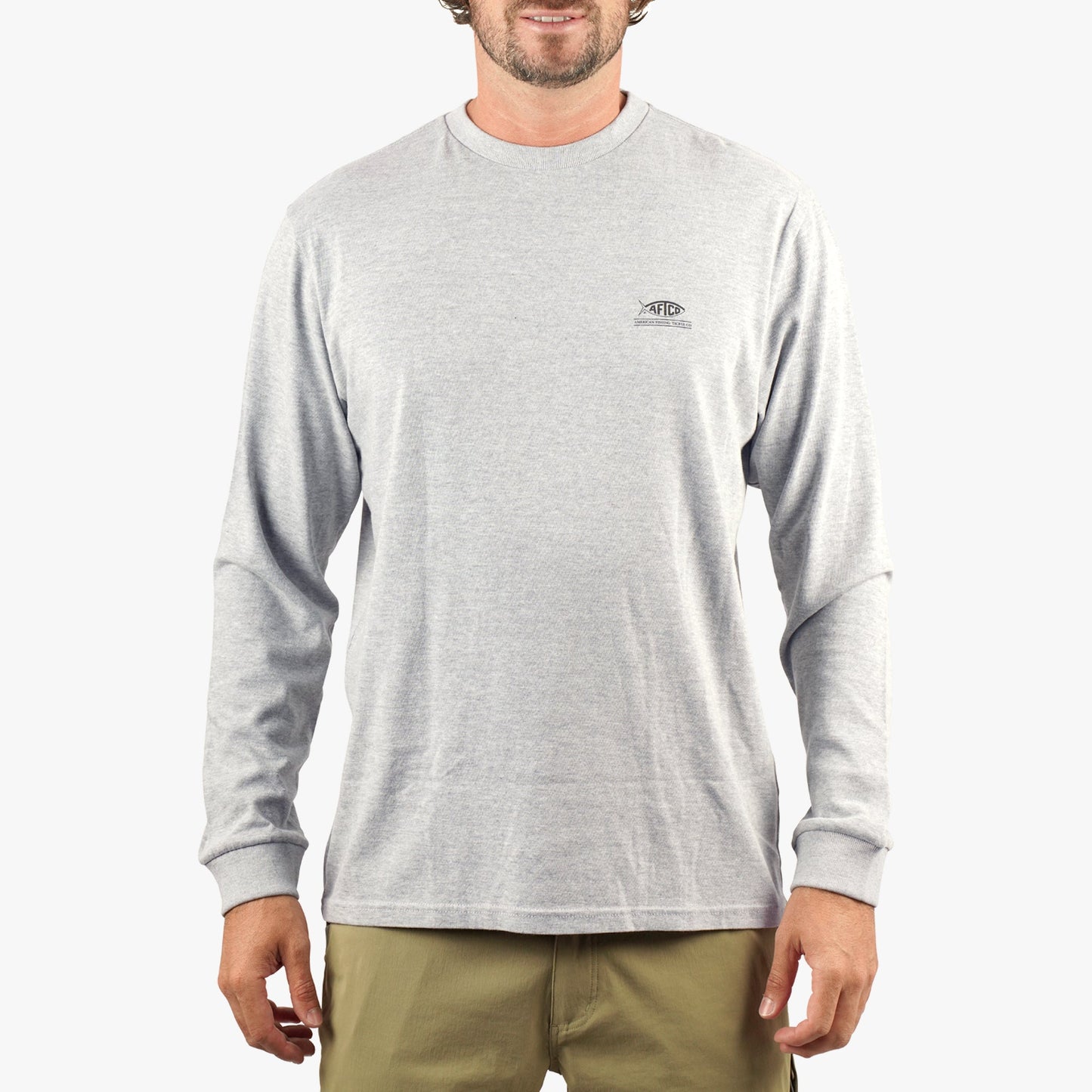 Mens Domino Long Sleeve Fishing T-Shirt - AFTCO