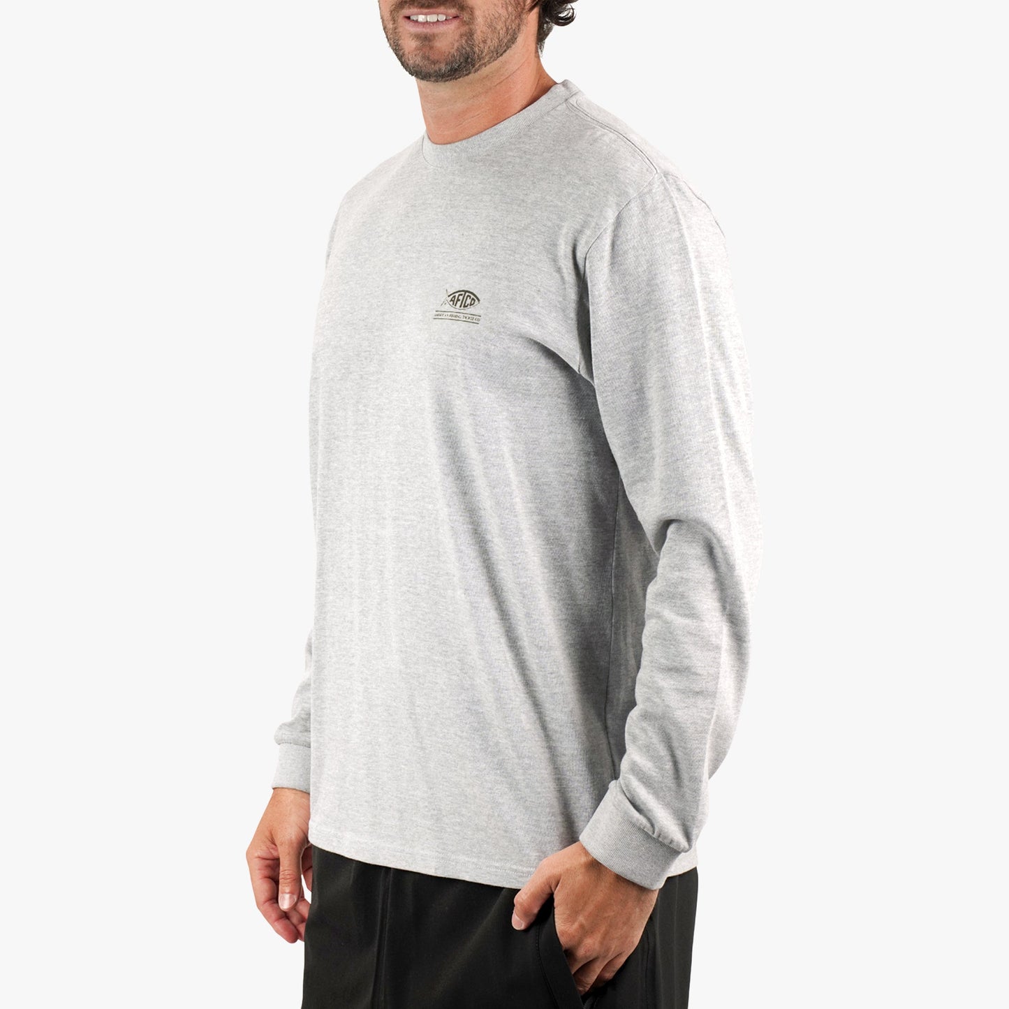Mens Domino Long Sleeve Fishing T-Shirt - AFTCO