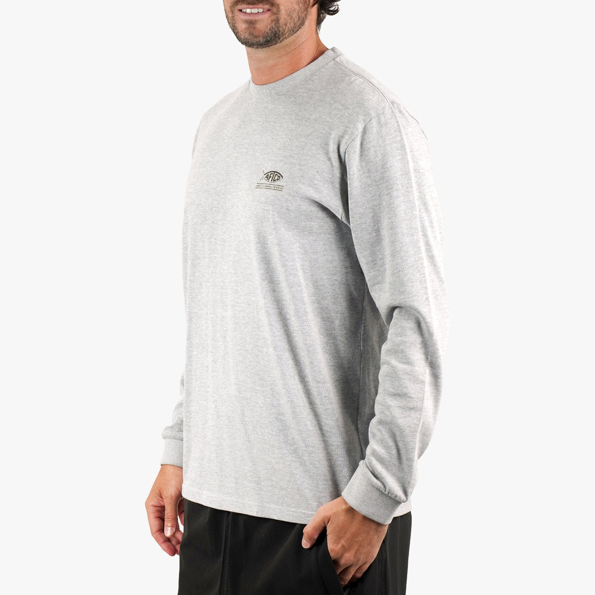 Mens Domino Long Sleeve Fishing T-Shirt - AFTCO