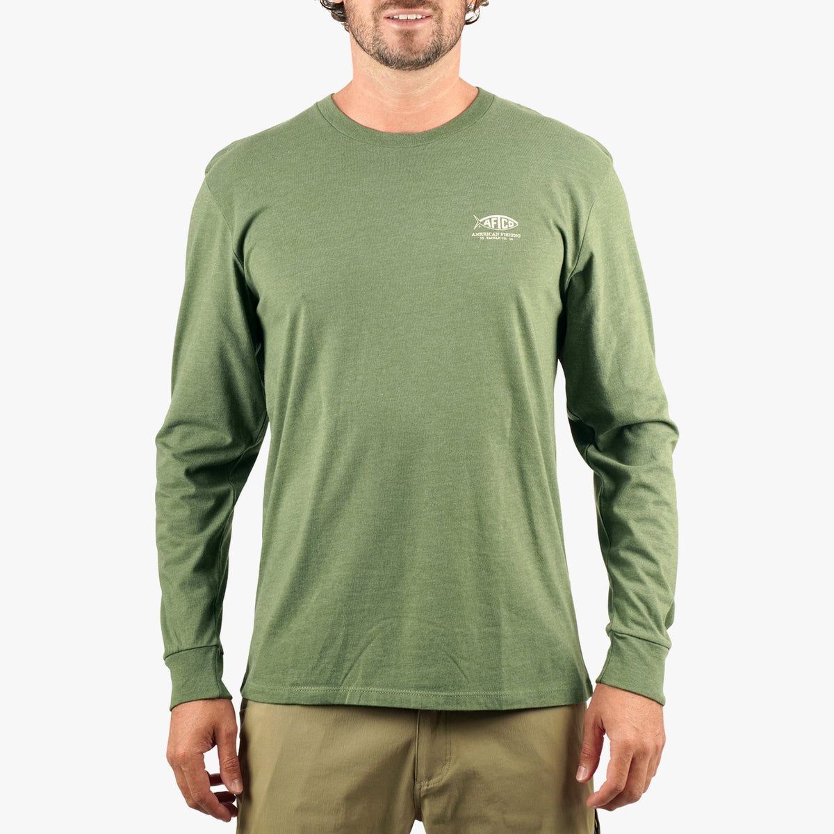 Mens Bucket Long Sleeve Fishing Tee Shirt - AFTCO